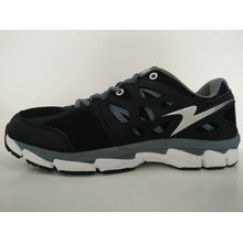 Latest Design Black Mesh Breathable Gym Shoes for Men